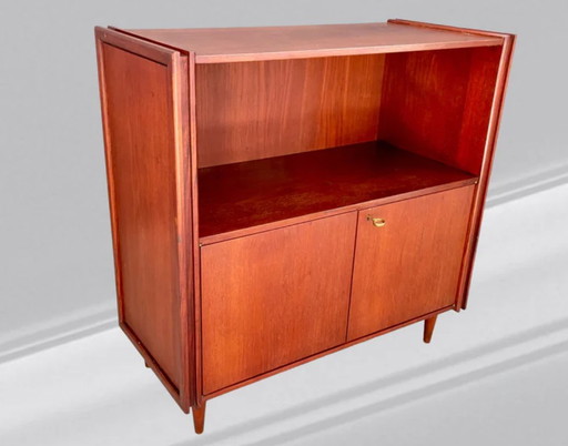 Highboard aus Teakholz, 1960er Jahre