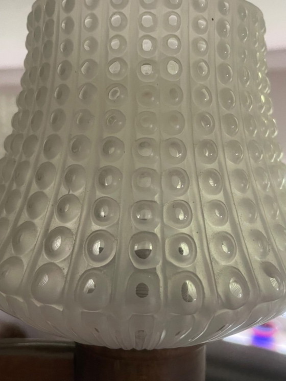 Image 1 of Art Deco Holzkronleuchter