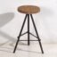 Sgabello rotondo in stile industriale (c.1960) #1 – Sgabelli, Iron, Industrieel (photo 10 of 16)