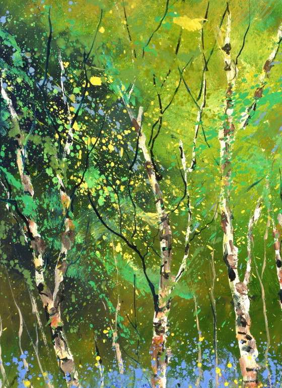 Aspentrees – P. Lodert, Kunst, Canvas (photo 2 of 5)