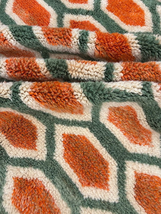 Image 1 of Orange marokkanischen Teppich für moderne Innenraum Wohnzimmer-