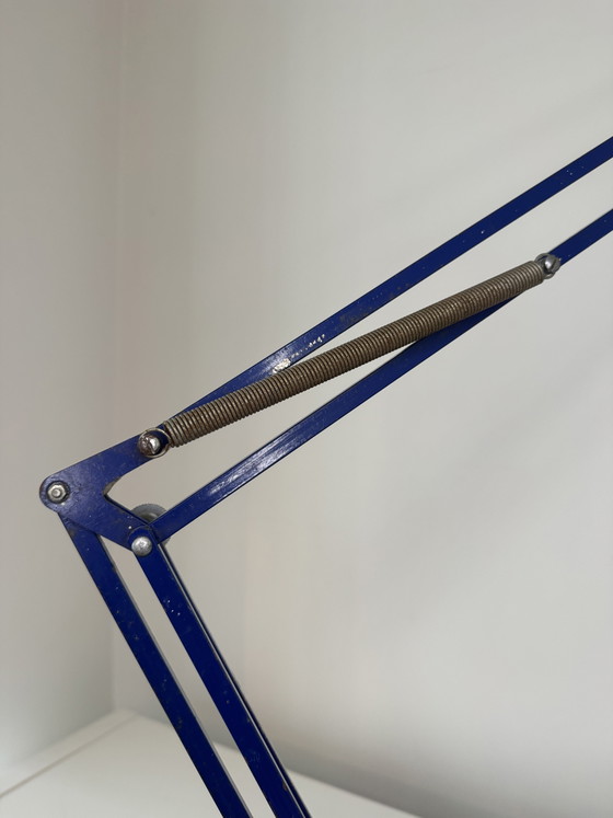Image 1 of Vintage LUXO Architect Lamp – Blue – Industrial Design