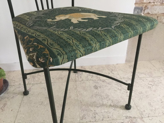 Image 1 of Vintage Wrought Iron Garden Chair