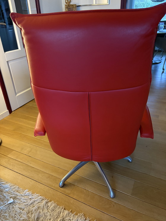 Image 1 of Topform red reclining chair