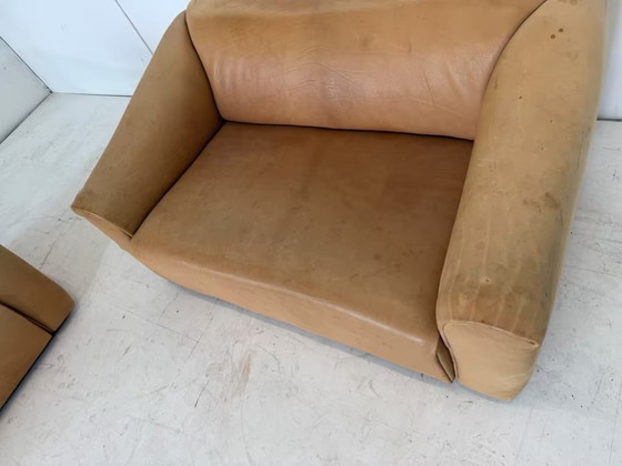 Image 1 of 2 x De Sede DS 47 Leather Sofa Couch Group Design Neck Desede