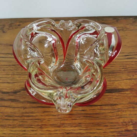 Image 1 of Vintage glass bowl, ashtray. Murano glass 003