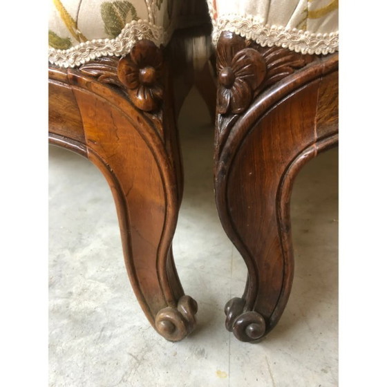 Image 1 of Ensemble de canapés italien, quatre pièces, fin du XIXe siècle