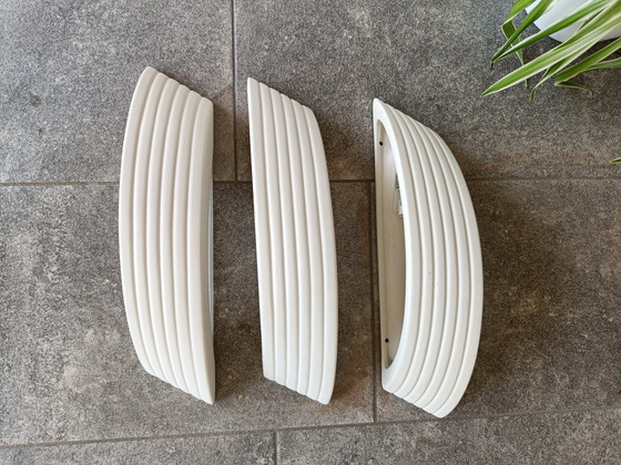 Image 1 of Set aus 3 skulpturalen Keramik-Wandleuchten, Italien, 1990er Jahre