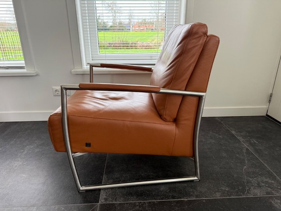 Image 1 of 2x Sillón Musterring de cuero