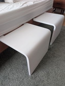 Auping Auronde Bedside Tables White 34.5 Cm High