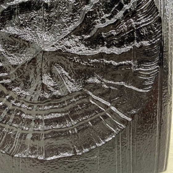 Image 1 of Rare Rosenthal Martin Freyer black ceramic vase , 1960’s