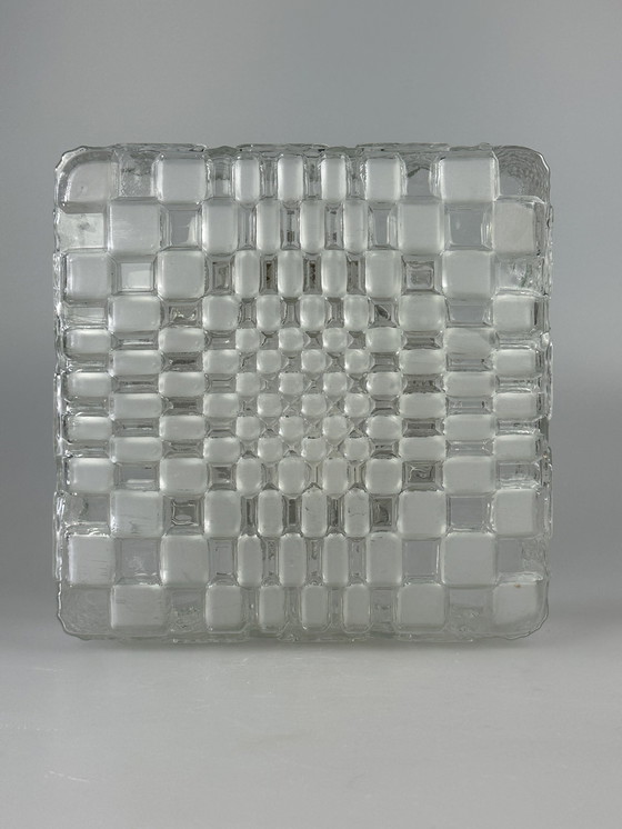 Image 1 of 60s 70s Lámpara Plafoniere Flush Mount Vidrio Diseño Alemán