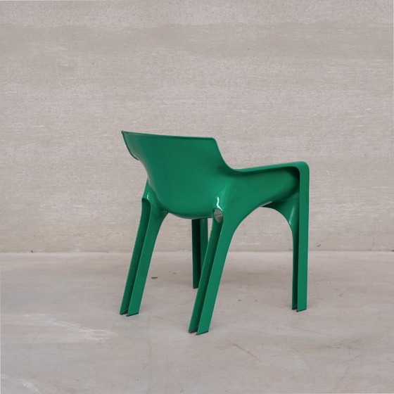 Image 1 of Set di sei sedie da pranzo "Gaudi" di Vico Magistretti, metà del secolo scorso