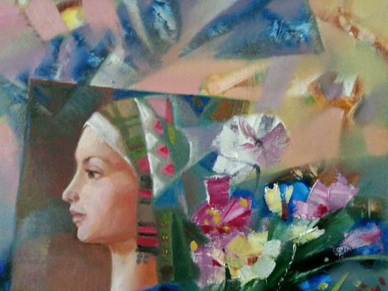 Original Oil Painting Abstract Expressionism Symbolism Metamorphoses – Paintings & Drawings, Canvas (photo 9 of 10)