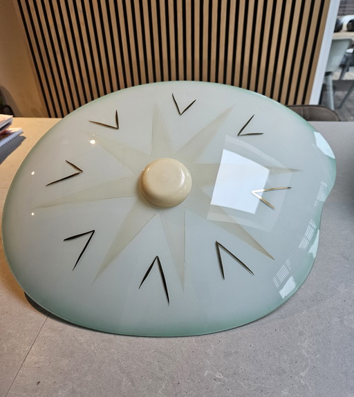 3 lampade da soffitto vintage degli anni '50/'60