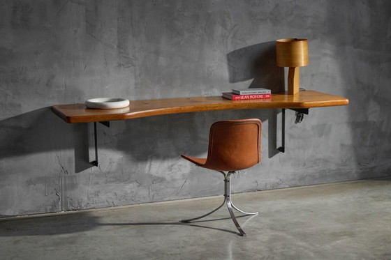 Image 1 of Wall-Mounted Desk by Charlotte Perriand, France, 1970s