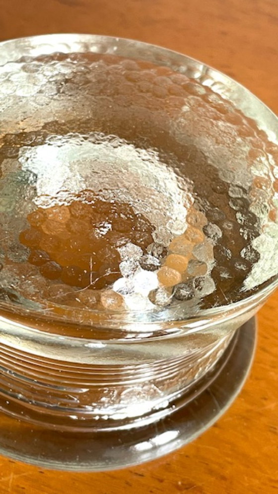 Image 1 of Vintage Glass Paperweight Trinket Tray
