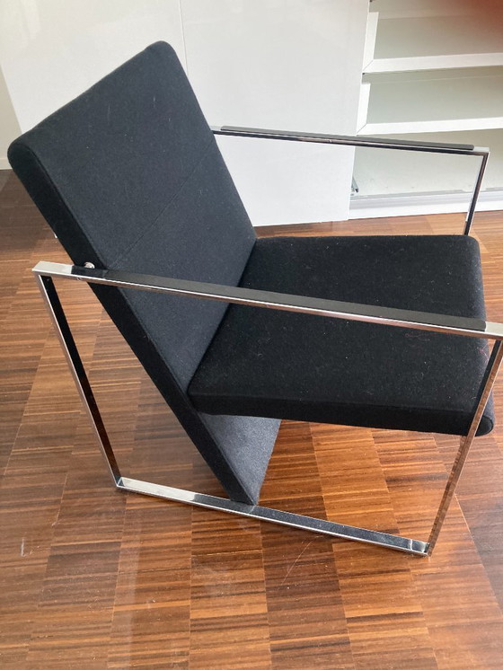 Image 1 of Fauteuil Arco Spine - Burkhard Vogtherr (Feutre et Cuir)