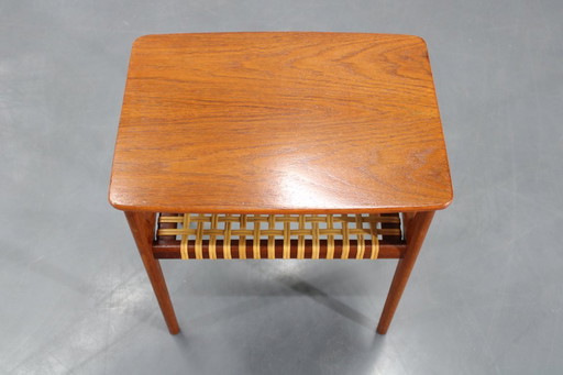 Table d'appoint en teck danois des années 1960 par Heltborg Mobler
