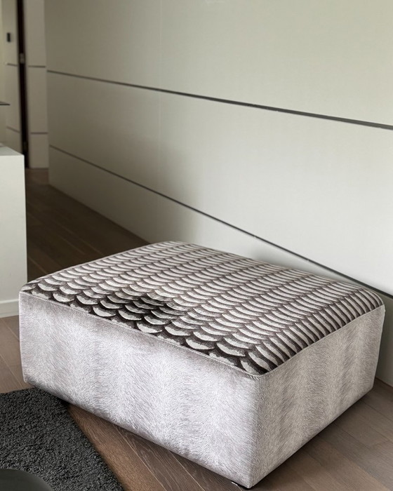 Image 1 of 1x Pouf mit Kissen