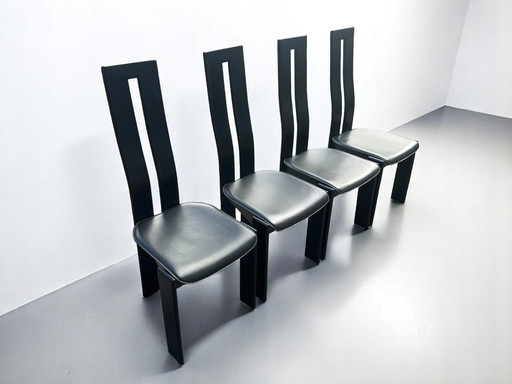 4x Chaises design de Pietro Costantini - Italie, 1970