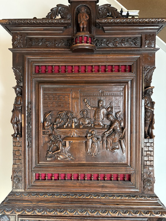 Image 1 of Breton 19th-Century Antique Cabinet