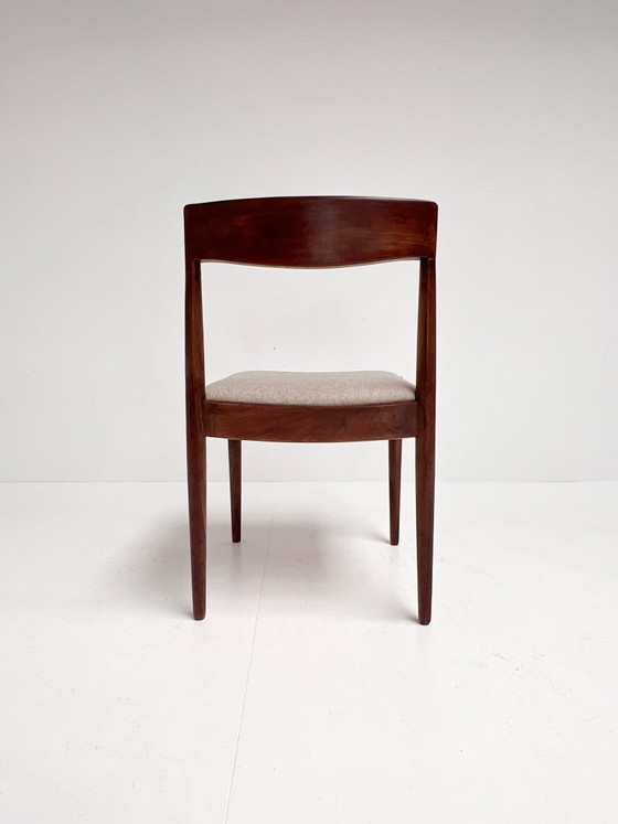 Set di 4 sedie di design danese di metà secolo, anni '60 – Sedie da pranzo, Textile (photo 12 of 15)