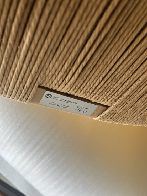 Image 1 of 4 x Carl Hansen & Son CH24 Wishbone stoel Classic Natural gezeept beuken