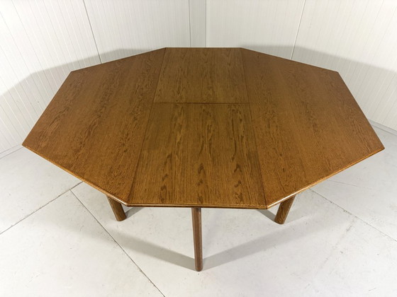 Image 1 of Extendable hexagonal dining table 1970s
