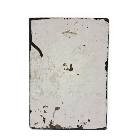 Image 1 of Decorazione murale in bassorilievo in gesso vintage 29x21 cm