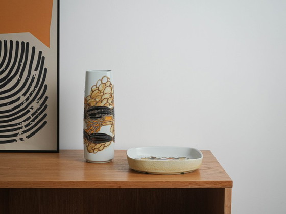 Piatto in ceramica, design danese, anni '60, prodotto da Royal Copenhagen, Ciotole, Multicolore (foto 11 di 11)