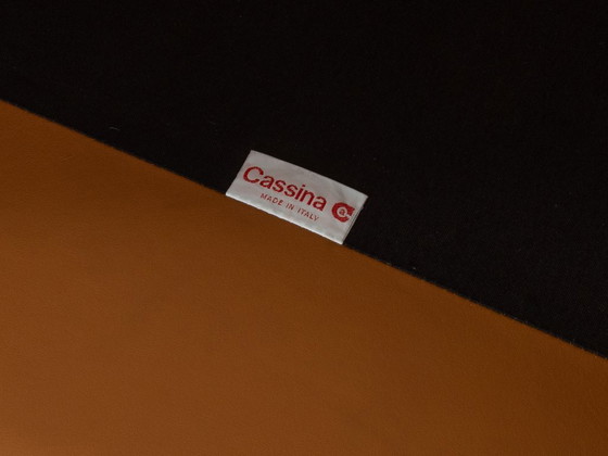 Image 1 of 675 MARALUNGA fauteuil & poef, Vico Magistretti, Cassina, jaren 70, Vintage