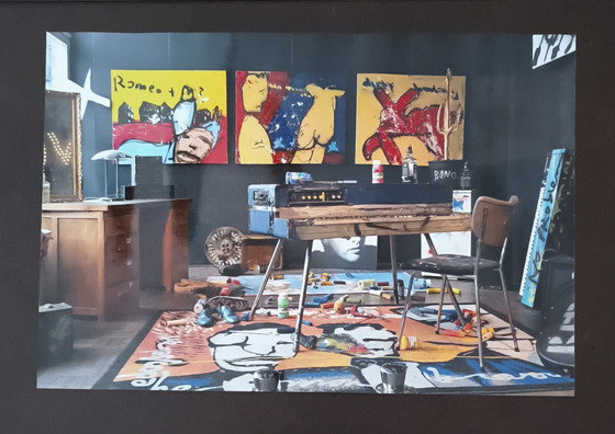 Image 1 of Photo from Herman Brood's art studio