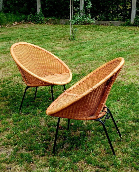 Image 1 of 2 Pitriet Fauteuils/Wicker chairs