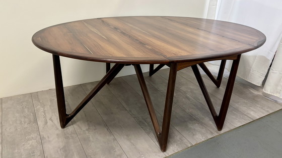 Image 1 of Table de salle à manger exclusive en palissandre Niels Koefoed