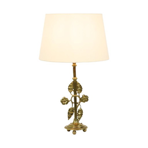Floral Table Lamp Art Nouveau Style