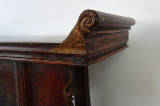 Image 1 of Antique decorated altar console table, China, early 20th century