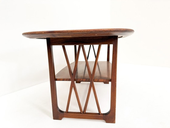 Image 1 of Mid-Century Wooden Coffee Table by A.A. Patijn for Zijlstra Joure, 1950s