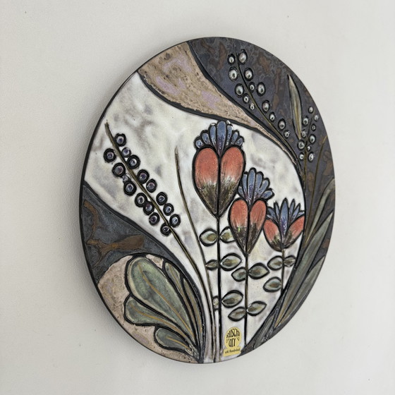Image 1 of Rusha Handarbeit Ceramic Wall Plate, 1970s Germany