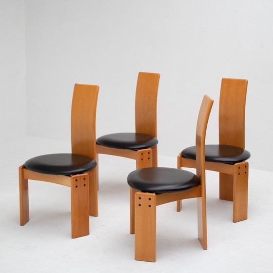 Image 1 of 4er-Set Mario Marenco Esszimmerstühle für Mobil Girgi