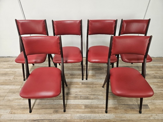 Image 1 of Six chaises de Gaetano et Alessandro Besana, 1960