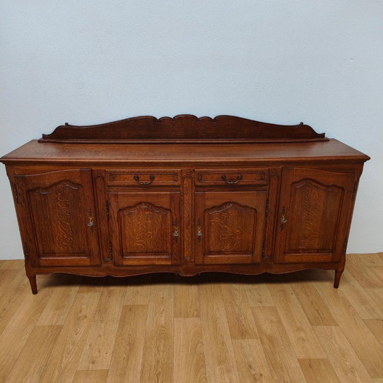 Buffet, commode, meuble mural de style Louis XV – Buffet bas, Wood (photo 2 of 20)