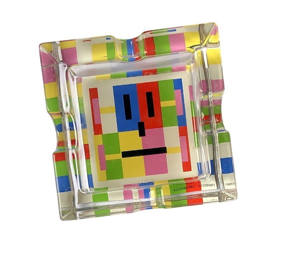 Image 1 of Postmodern design ashtray – Alessandro Guerriero for Ritzenhoff, crystal (1980s–90s)