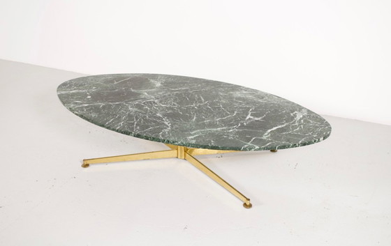 Image 1 of COUCHTISCH MARMOR MESSING MICHEL KIN ITALIEN 1960 ARFLEX VERLAG