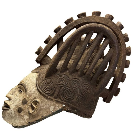 Decorazione Murale - Autentica Maschera Antica Igbo Agbogho Mmuo – Rituale Verificato – Sculture, Textile (photo 7 of 9)
