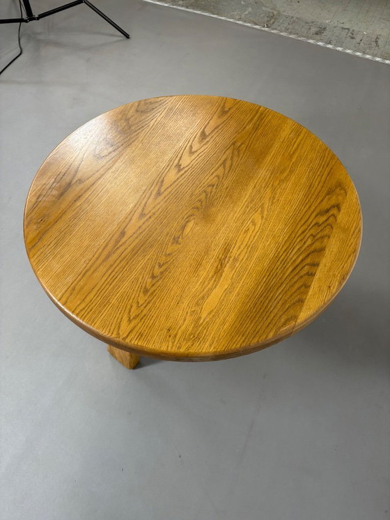 Image 1 of Round Oak Massif Brutalist Coffee Table