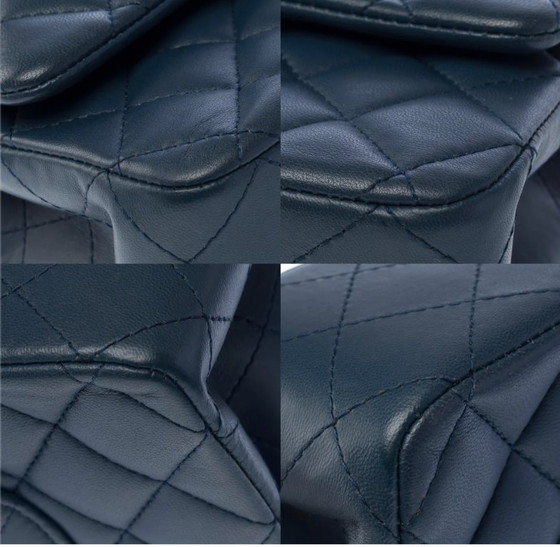 Image 1 of Borsa CHANEL Timeless/Classique in Cuir Bleu - 103394