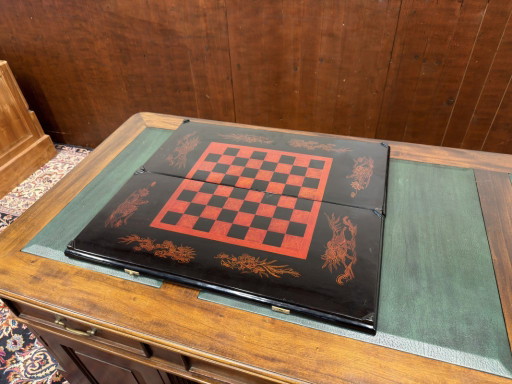 Antieke Chinese Schaakbord Backgammon