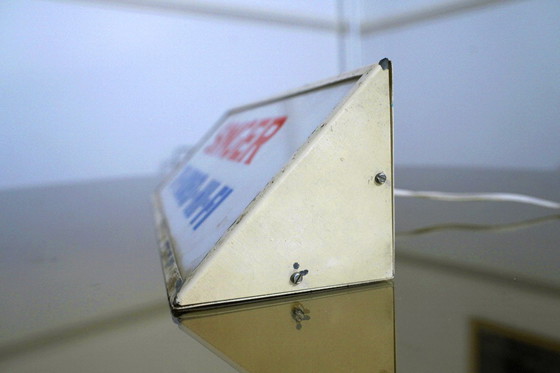 Image 1 of Vintage Singer TV-Video-Hi-Fi Illuminated Store Sign - 1960s Collectible Display