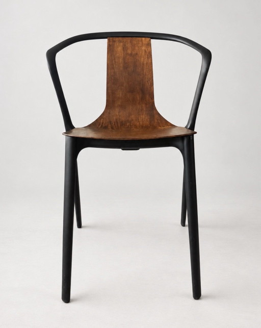 4x Vitra Belleville Wood design chairs by Bouroullec